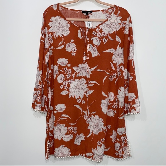 Papermoon Stitch Fix Amparo Tie Neck Tunic - Picture 2 of 8